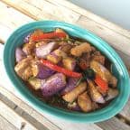 Best Basil Spicy Eggplant Chicken 九层塔茄子鸡 in San Francisco, CA